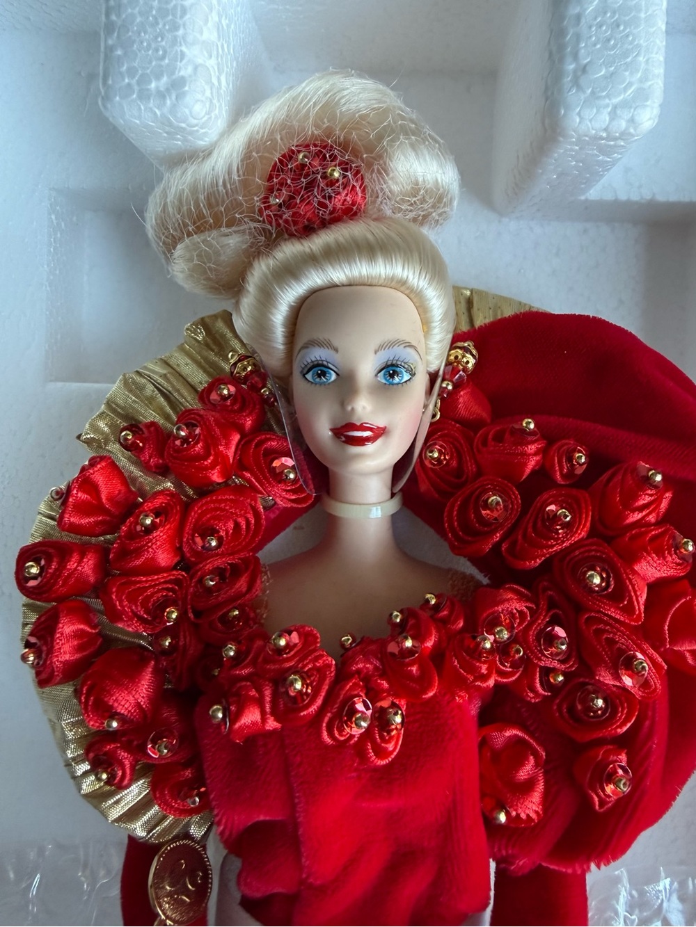 1995 Mattel Golden Anniversary Porcelain Barbie NRFB Original Shipper